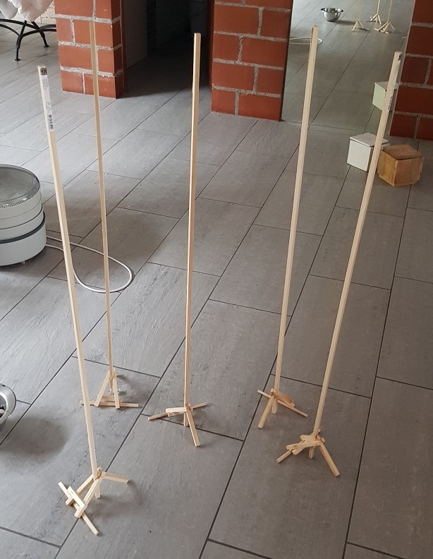 Finished device stands