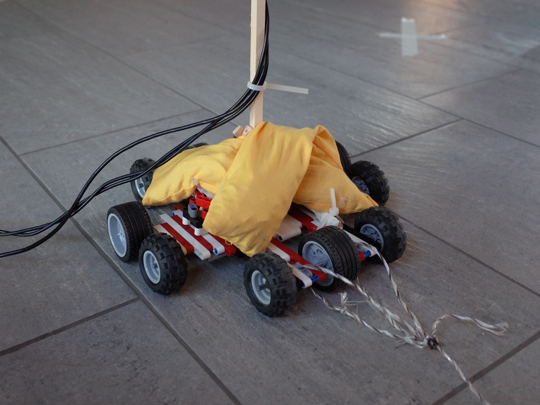 Lego base, lasted roughly 5 minutes in the field